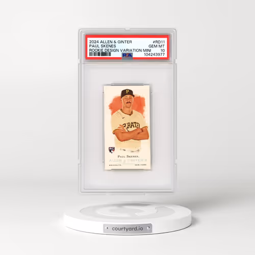 2024 Topps Allen & Ginter Rookie Design Variations Mini #RD11 Paul Skenes (PSA 10 GEM MINT)