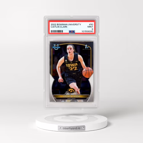 2022 Bowman Chrome University #50 Caitlin Clark (PSA 9 MINT)