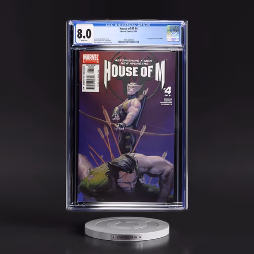 House of M #4 CGC 8.0 White Pages (Marvel Comics, 9/05) - Universal