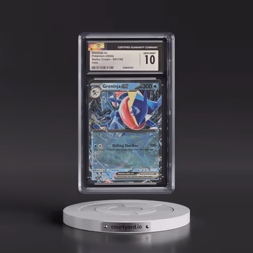 2024 Stellar Crown - SCR EN #041/142 Greninja ex - Holo (CGC 10 GEM MINT)
