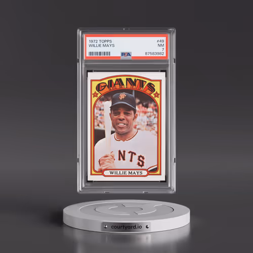 1972 Topps #49 Willie Mays (PSA 7 NM)