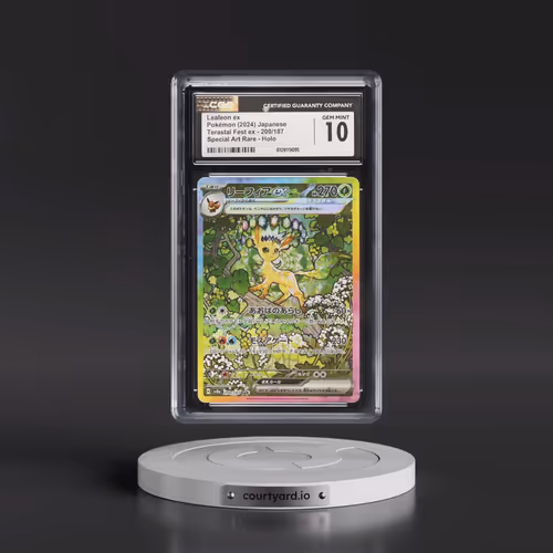 2024 High Class Pack: Terastal Fest ex - sv8a #200/187 Leafeon ex - Special Art Rare Holo (CGC 10 GE