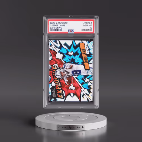 2024 Panini Absolute Explosive #EXCLB Ceedee Lamb (PSA 10 GEM MINT)