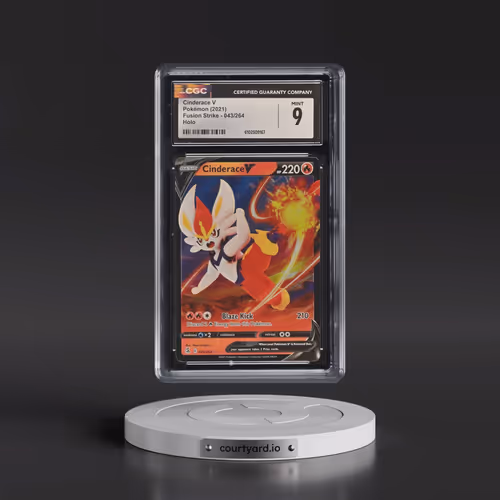 2019 Fusion Strike #043/264 Cinderace V - Holo (CGC 9 MINT)