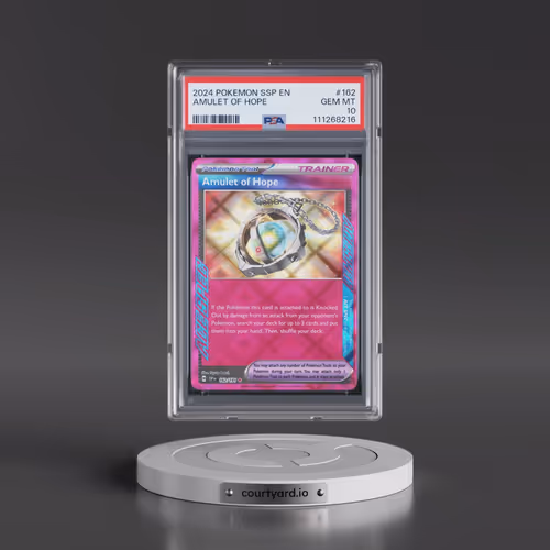 2024 Pokémon Ssp EN-Surging Sparks #162 Amulet of Hope (PSA 10 GEM MINT)
