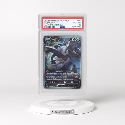 2022 Pokémon Sword & Shield Paradigm Trigger #110 Lugia V - Holo Full Art (PSA 10 GEM MINT)