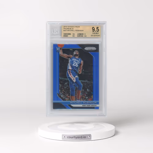 2018 Panini Prizm #227 Mitchell Robinson - Blue Prizm (BGS 9.5 GEM MINT)