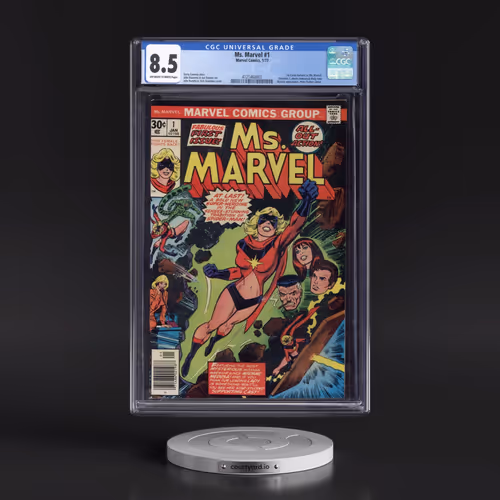 Ms. Marvel #1 CGC 8.5 Off-white to White Pages (Marvel Comics, 1/77) - Universal