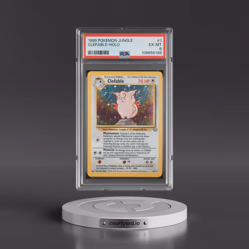 1999 Pokémon Jungle #1 Clefable - Holo (PSA 6 EX-MT)