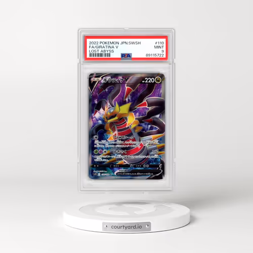 2022 Pokémon Sword & Shield Lost Abyss #110 Giratina V - Holo Full Art (PSA 9 MINT)