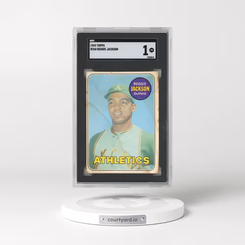 1969 Topps #260 Reggie Jackson (SGC 1 PR)