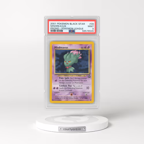 1999 Black Star Promos #39 Misdreavus - Pokémon League (PSA 9 MINT)