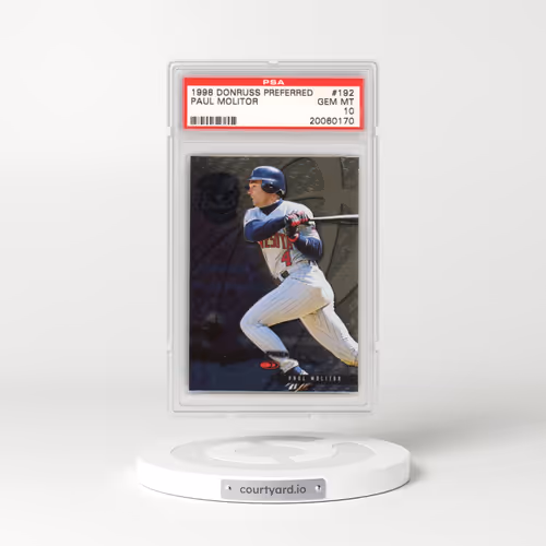 1998 Donruss Preferred #192 Paul Molitor (PSA 10 GEM MINT)