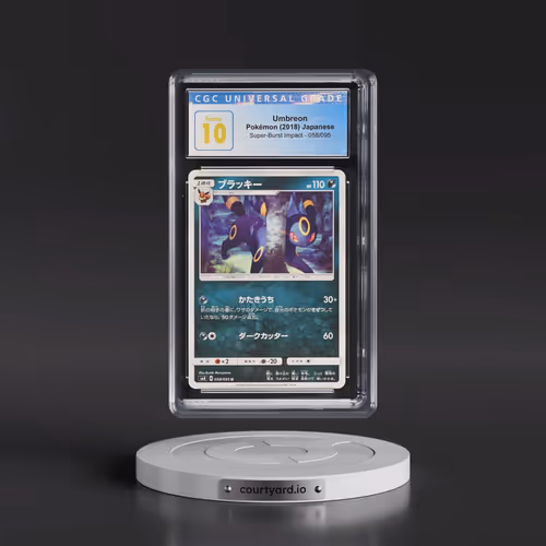 2018 Super-Burst Impact #058/095 Umbreon (CGC 10 PRISTINE)