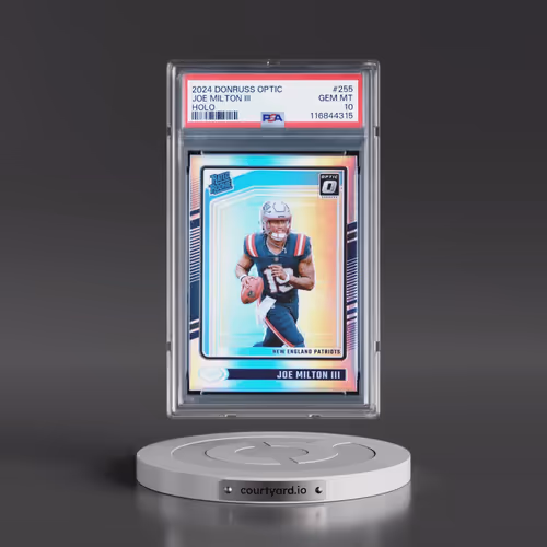 2024 Panini Donruss Optic #255 Joe Milton III - Holo (PSA 10 GEM MINT)