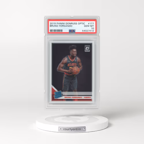 2019 Panini Donruss Optic #177 Bruno Fernando (PSA 10 GEM MINT)