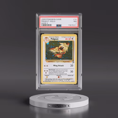 2000 Pokémon Game Base II #14 Pidgeot - Holo (PSA 7 NM)