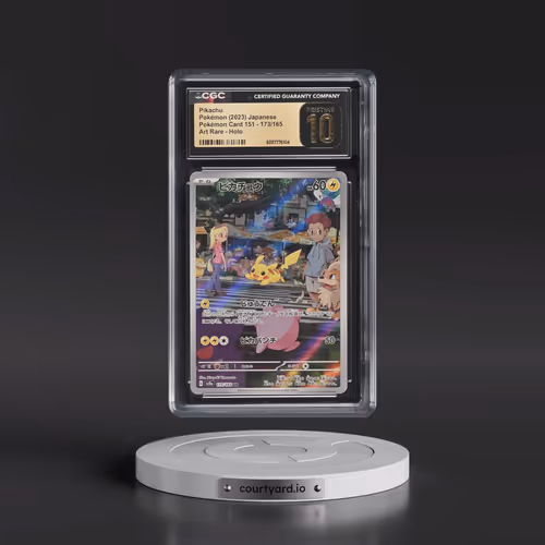 2023 Pokémon Card 151 #173/165 Pikachu - Art Rare Holo (CGC 10 PRISTINE)