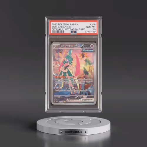 2023 Pokémon Par EN-Paradox Rift #249 Iron Valiant EX - Holo Special Illustration Rare (PSA 10 GEM M