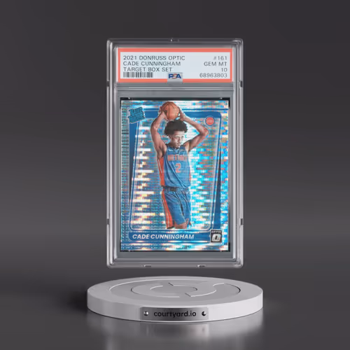 2021 Panini Donruss Optic #161 Cade Cunningham - Target Box Set (PSA 10 GEM MINT)