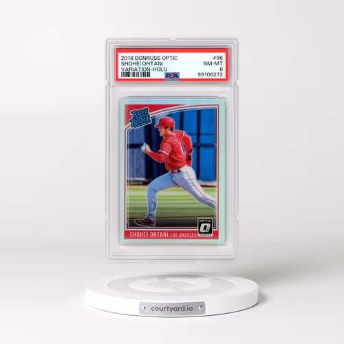 2018 Panini Donruss Optic #56 Shohei Ohtani - Running-Holo (PSA 8 NM-MT)