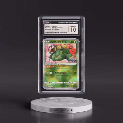 2022 Pokémon GO #004/071 Radiant Venusaur - Holo (CGC 10 GEM MINT)