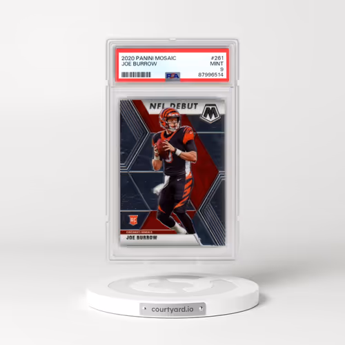 2020 Panini Mosaic #261 Joe Burrow (PSA 9 MINT)