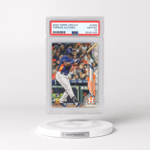 2020 Topps Update #U300 Yordan Alvarez (PSA 10 GEM MINT)