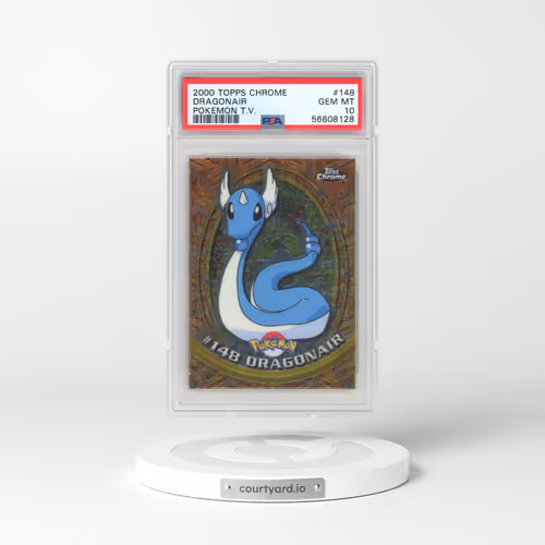2000 Topps Chrome Pokémon T.V. #148 Dragonair (PSA 10 GEM MINT)