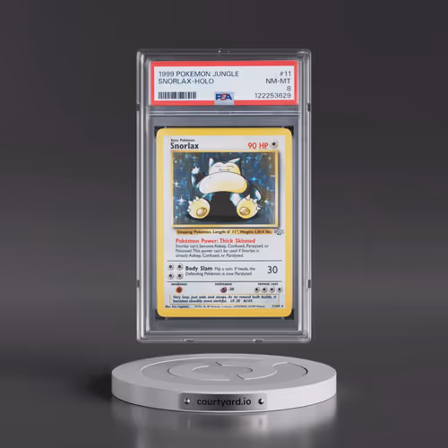 1999 Pokémon Jungle #11 Snorlax - Holo (PSA 8 NM-MT)