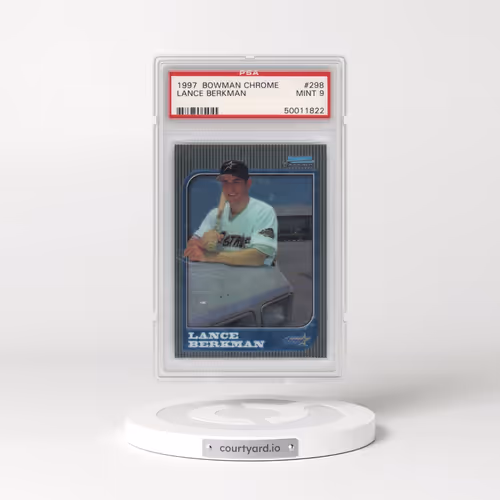 1997 Bowman Chrome #298 Lance Berkman (PSA 9 MINT)