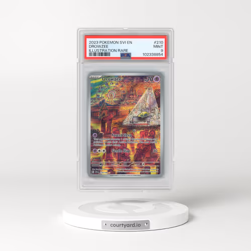 2023 Pokémon Svi EN-Scarlet & Violet #210 Drowzee - Illustration Rare (PSA 9 MINT)