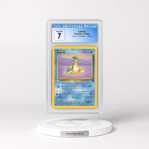1999 Fossil #25 Lapras - Unlimited (CGC 7 NM)