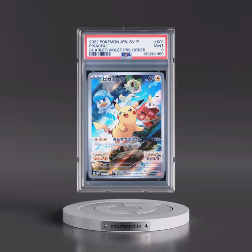 2022 Pokémon SV Promo #001 Pikachu - Scarlet & Violet Pre-Order (PSA 9 MINT)