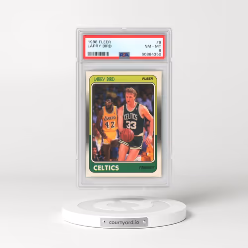 1988 Fleer #9 Larry Bird (PSA 8 NM-MT)