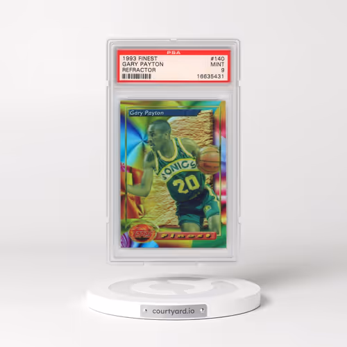 1993 Finest #140 Gary Payton - Refractor (PSA 9 MINT)
