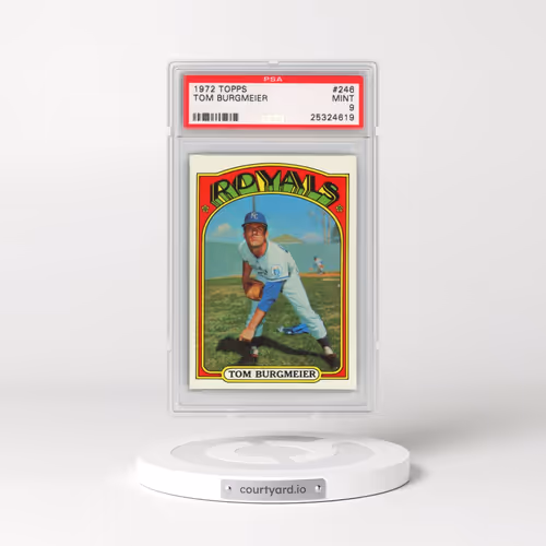 1972 Topps #246 Tom Burgmeier (PSA 9 MINT)
