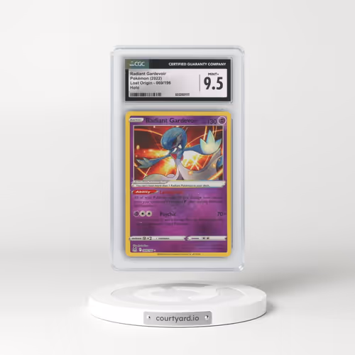 2022 Lost Origin #069/196 Radiant Gardevoir - Holo (CGC 9.5 MINT+)