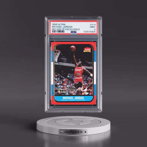 1996 Ultra Decade of Excellence #U-4 Michael Jordan (PSA 9 MINT)