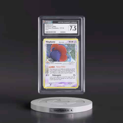 2006 Pokémon EX Holon Phantoms #17 Vileplume - Holo (CGC 7.5 NM+)