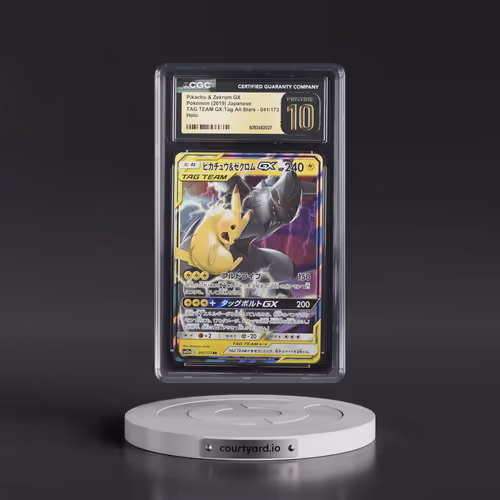 2019 Tag Team GX: Tag All Stars #041/173 Pikachu & Zekrom GX - Holo (CGC 10 PRISTINE)