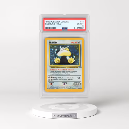 1999 Pokémon Jungle #11 Snorlax - Holo (PSA 6 EX-MT)