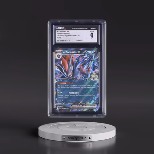 2025 Pokémon Jtg EN-Journey Together #098 N's Zoroark EX - Holo (CGC 9 MINT)