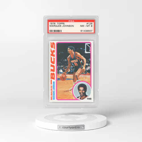 1978 Topps #126 Marques Johnson (PSA 8 NM-MT)