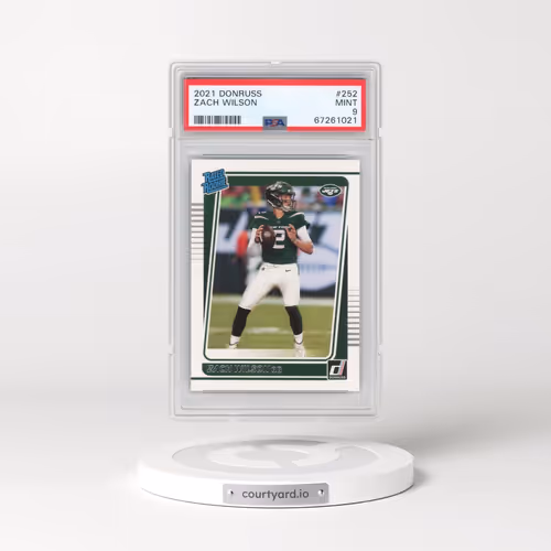 2021 Panini Donruss #252 Zach Wilson (PSA 9 MINT)