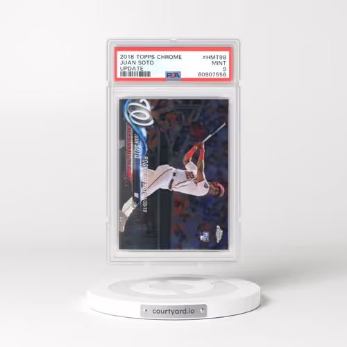 2018 Topps Chrome Update #HMT98 Juan Soto (PSA 9 MINT)