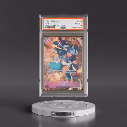 2022 One Piece Romance Dawn #093 Ulti - Alternate Art (PSA 10 GEM MINT)