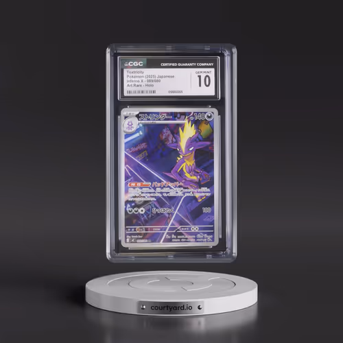 2025 Inferno X - M2 #089/080 Toxtricity - Art Rare Holo (CGC 10 GEM MINT)