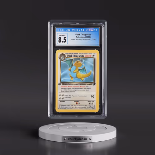 2000 Team Rocket #22/82 Dark Dragonite - 1st Edition 1st Edition (CGC 8.5 NM-MT+)