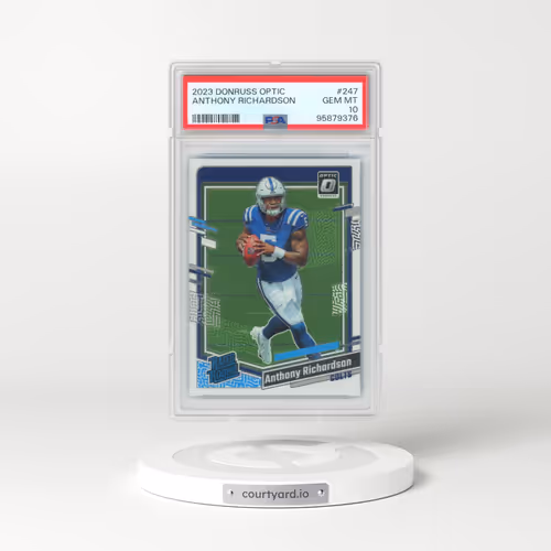2023 Panini Donruss Optic #247 Anthony Richardson (PSA 10 GEM MINT)